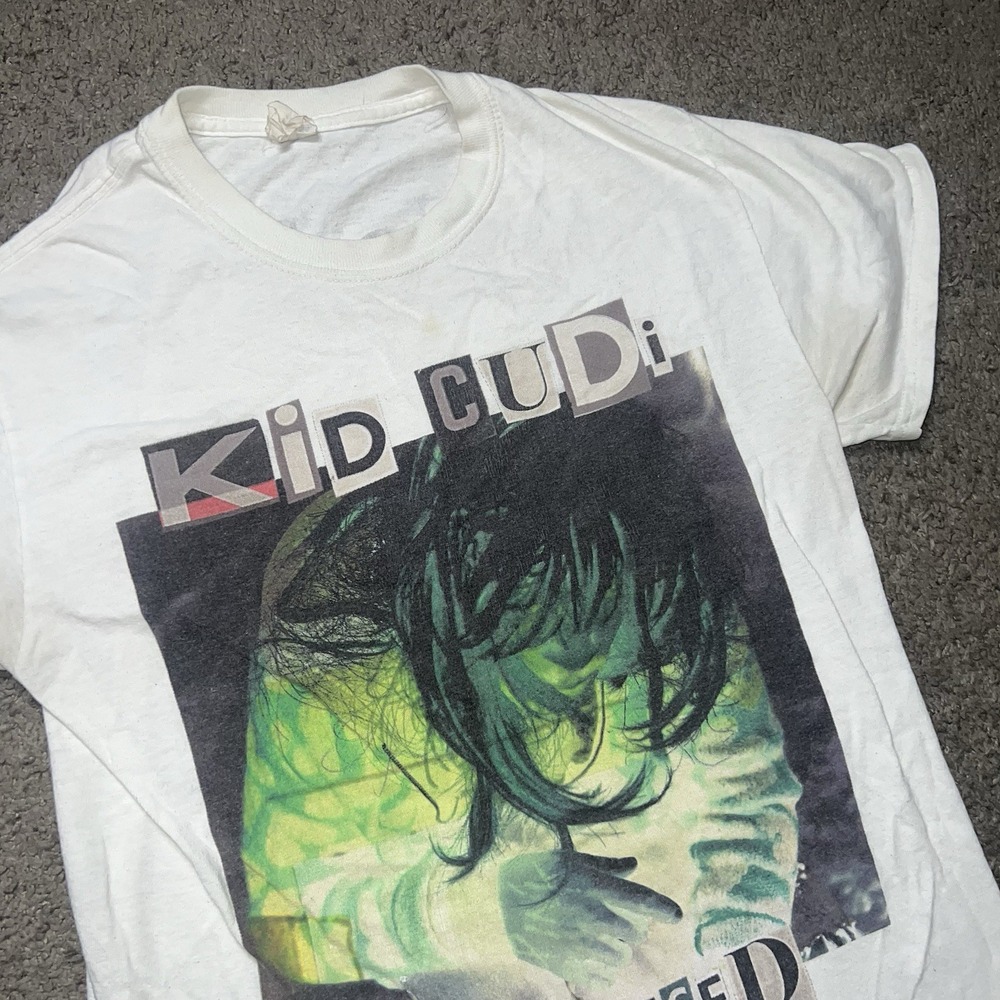 Vintage 2015 Kid Cudi Confused Tour Black Womens Small T-Shirt - Picture 2 of 7
